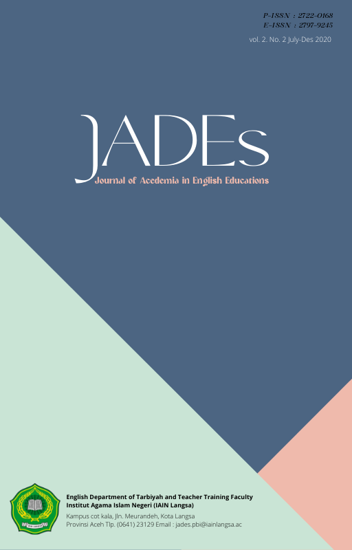 					View Vol. 6 No. 2 (2025): JADEs Journal of Academia in English Education
				